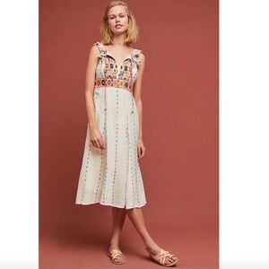 Anthropologie Maeve llama Dress NWT